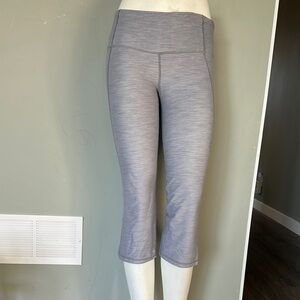Lululemon size 8 Gray Cropped Leggings